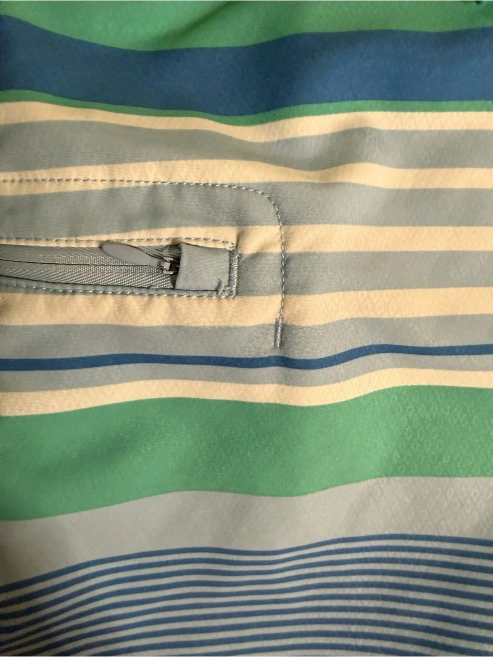 Vineyard Vines Board Shorts Men’s 34 Blue Green Stripe Swim Trunks